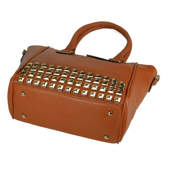 Coach Legacy Tanner In Studded Small Tan Crossbody Bags BNL | Coach Outlet Canada